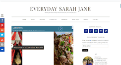Desktop Screenshot of everydaysarahjane.com